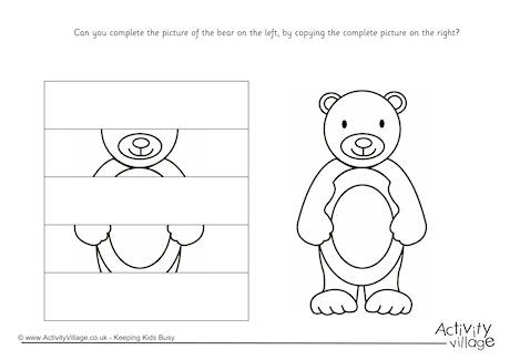 Complete The Bear Puzzle