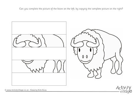 Complete The Bison Puzzle