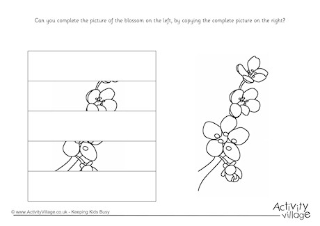 Complete The Blossom Puzzle
