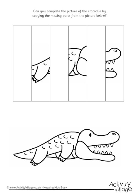 Complete The Crocodile Puzzle