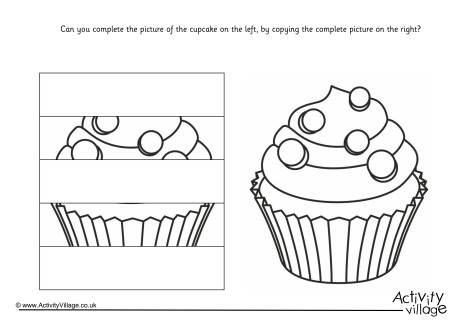 Complete the Cupcake Puzzle
