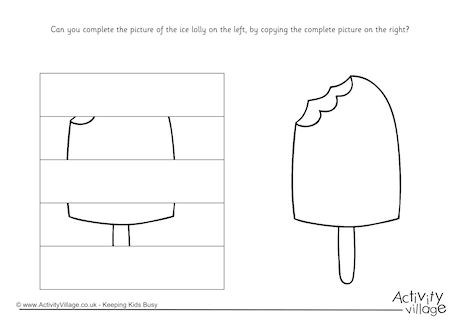 Complete The Ice Lolly Puzzle