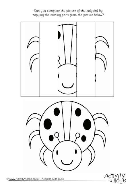 Complete The Ladybird Puzzle
