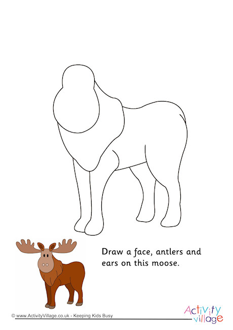 Complete the Moose Picture