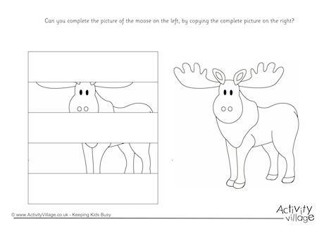 Complete the Moose Puzzle