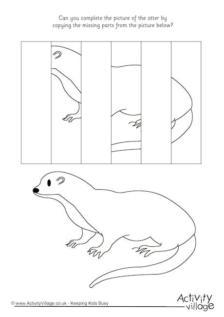 Complete the otter puzzle