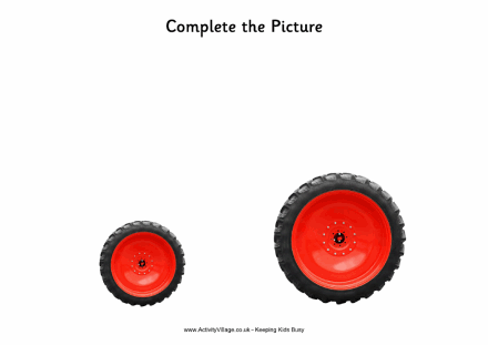 Complete the picture - tractor wheels