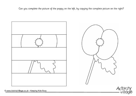 Complete the poppy puzzle