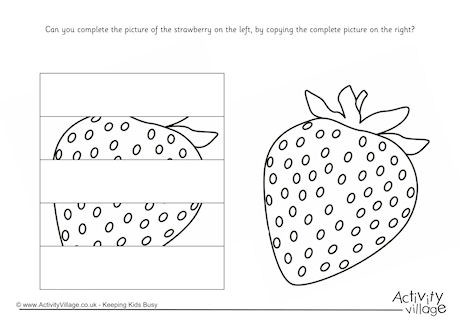 Complete The Strawberry Puzzle