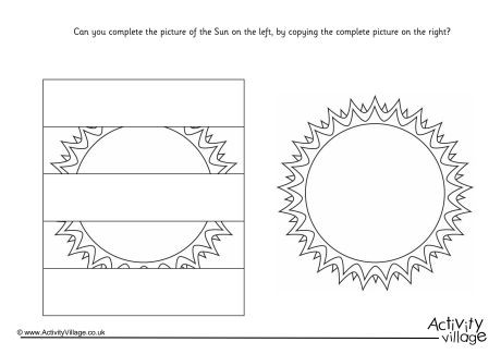Complete The Sun Puzzle