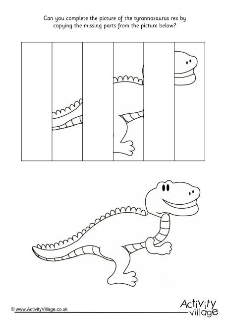 Complete The Tyrannosaurus Puzzle