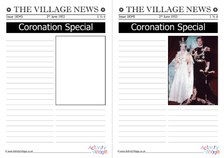 Coronation newspaper report Coronation newspaper report