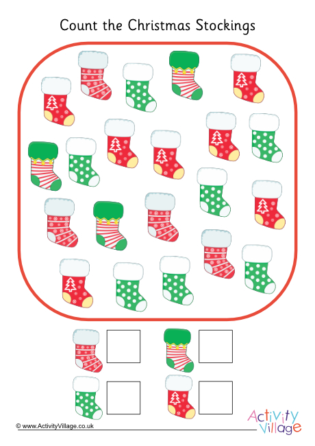 Counting Christmas stockings