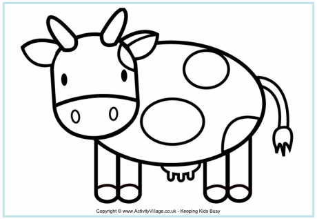 Farm Animal Colouring Pages For Kids