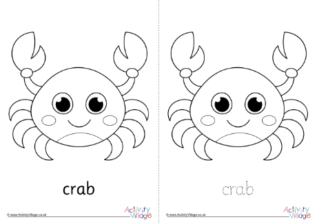 Crab Colouring Page 2