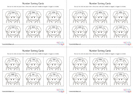 Crab number sorting 3