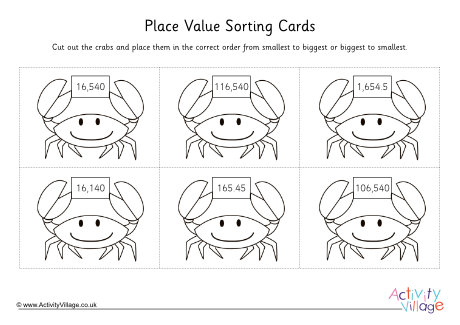 Crab number sorting 5