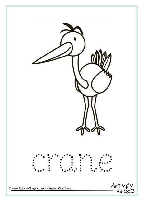 Crane Word Tracing