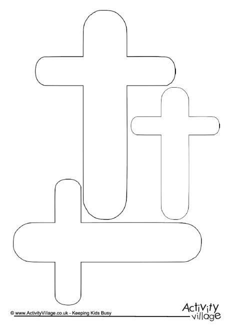 Cross template 1