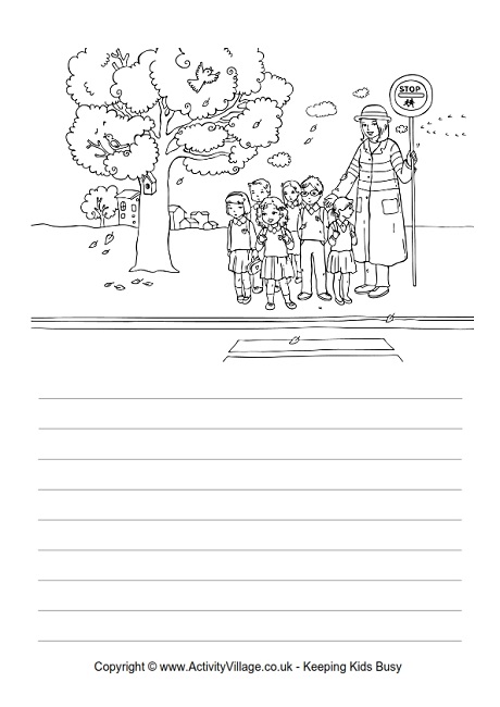 Crossing patrol story paper