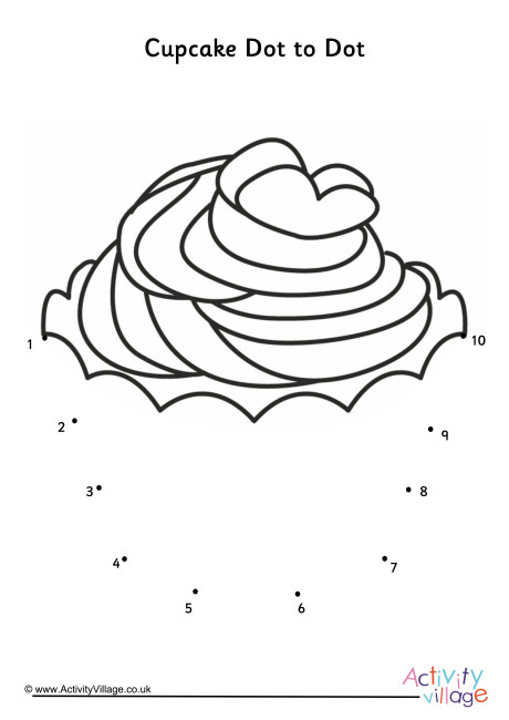 Cupcake Dot to Dot