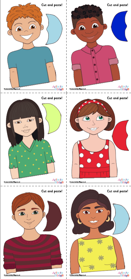 Cut and paste mask set
