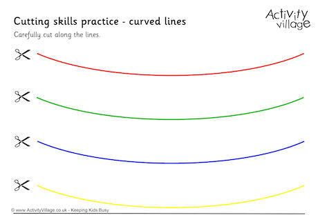 Cutting Curved Lines Solid
