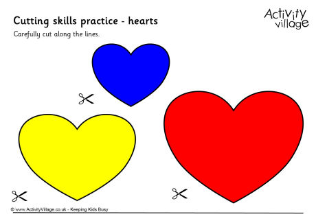 Cutting hearts Cutting hearts