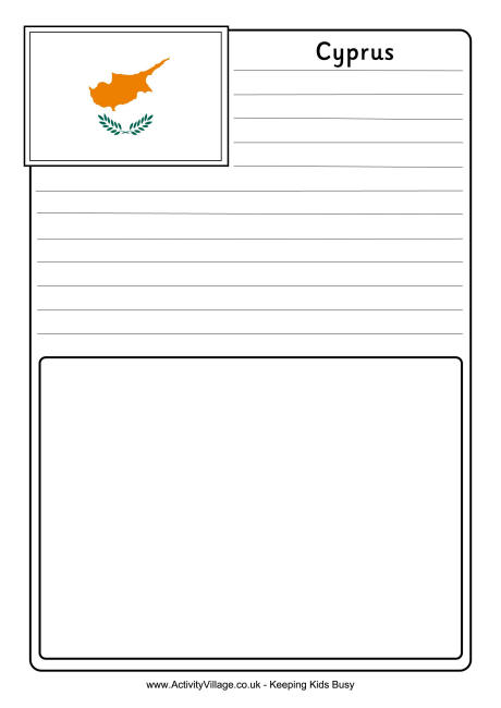 Cyprus notebooking page
