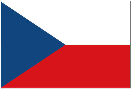 Flaga Czech Do Druku