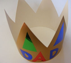 King Dad top angle