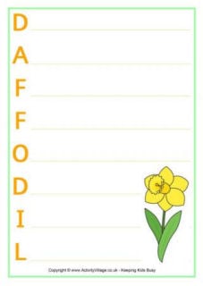 Daffodil Printables