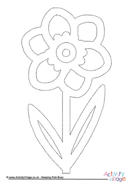 Daffodil tracing page