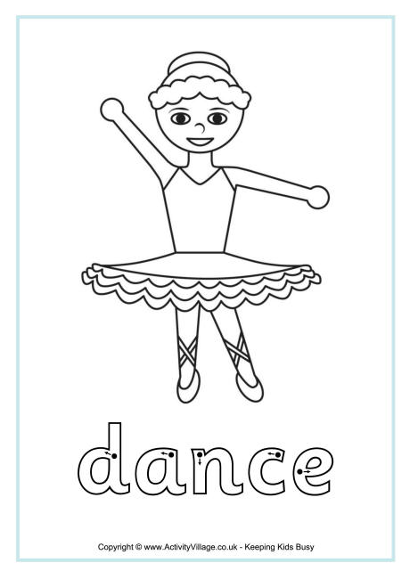 Dance finger tracing