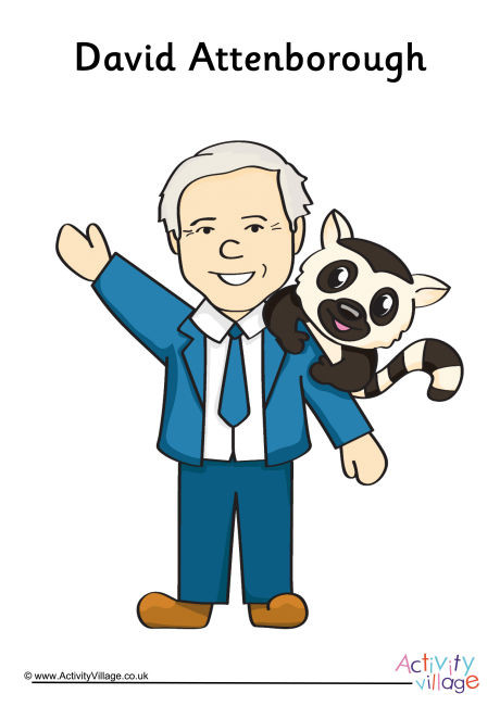David Attenborough Poster