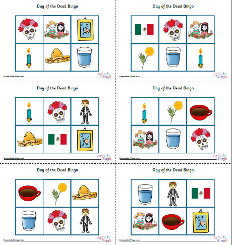 Day of the Dead bingo