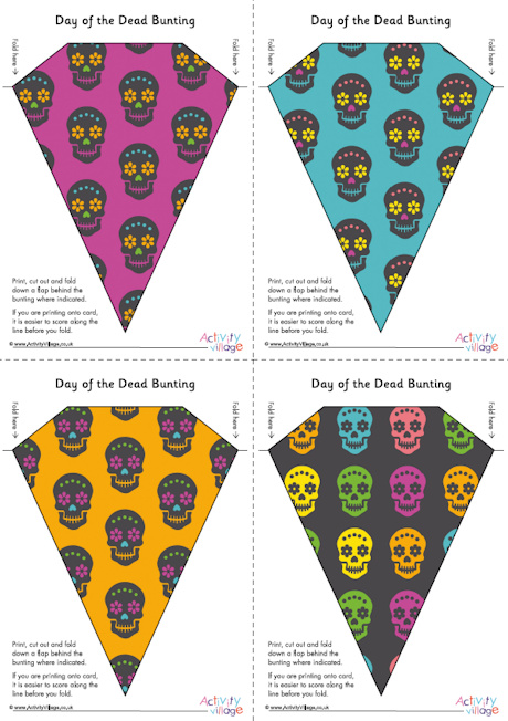 Day of the Dead bunting Day of the Dead bunting