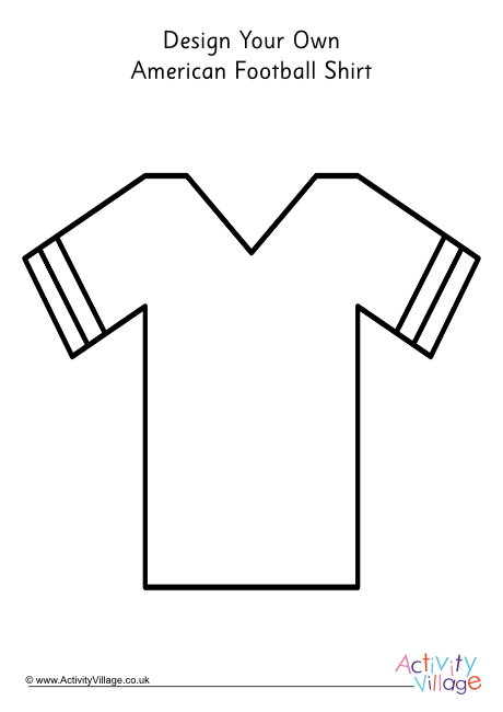Design your own American football shirt