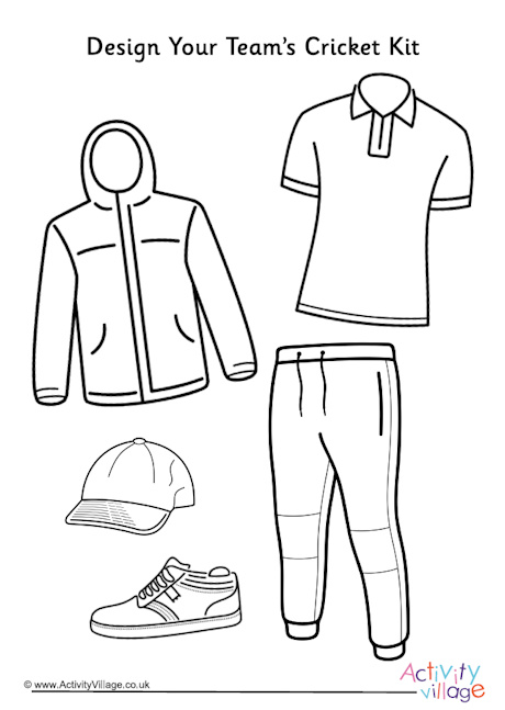 Design your team's cricket kit