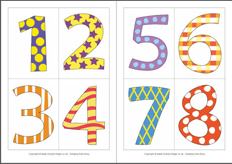 Digit cards