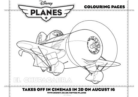 Disney Planes - El Chupacabra colouring page Disney Planes - El Chupacabra colouring page