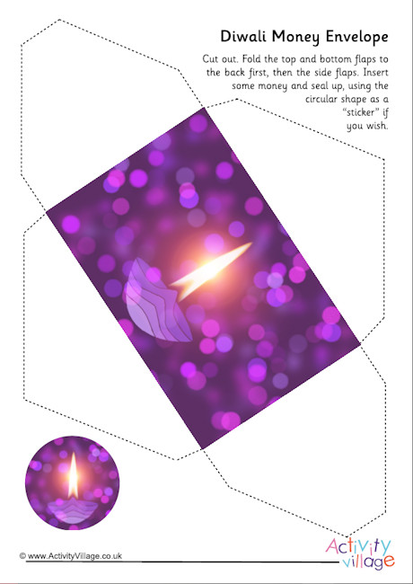 Diwali money envelope