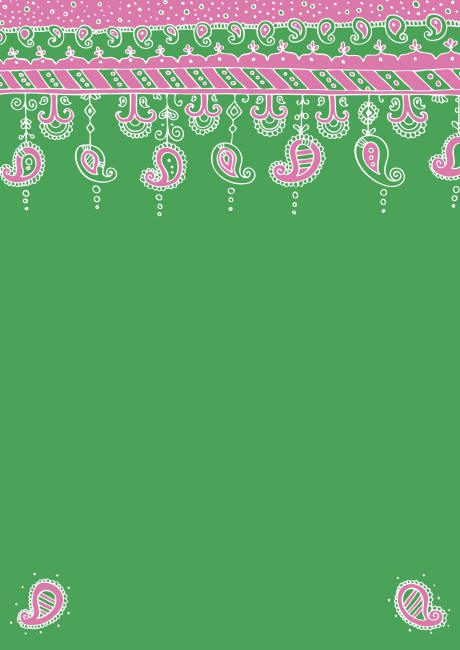 Diwali scrapbook paper border