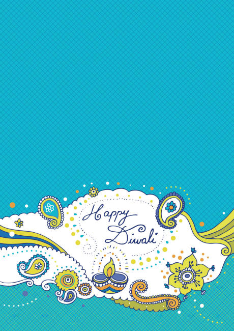 Diwali scrapbook paper Happy Diwali