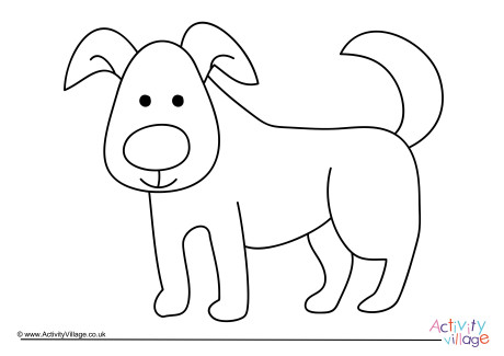 Dog Colouring Page 3