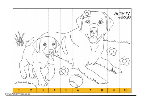 Dog Counting Jigsaw Dog Counting Jigsaw