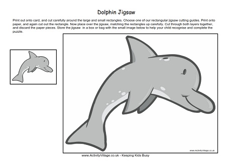 Dolphin jigsaw Dolphin jigsaw