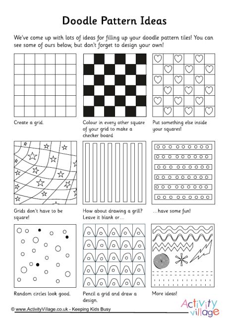 Doodle pattern ideas