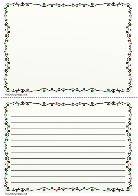 Writing frame. Lines frame for writing. Frame for text writing.