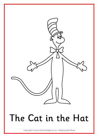 Dr Seuss Colouring Pages